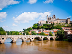 Le pont vieux sur l' Orb, Beziers