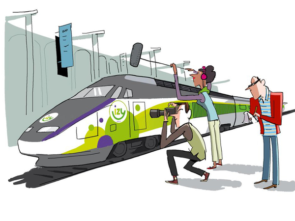 trains IZY low cost Paris Bruxelles