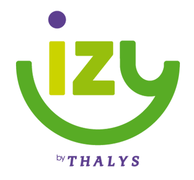 Logo trains TGV IZY low cost Paris Bruxelles