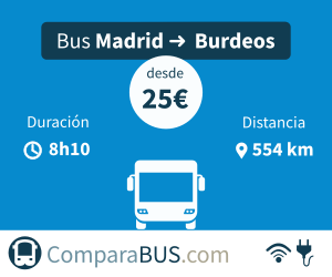Bus económico madrid a burdeos