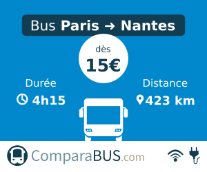 bus paris nantes pas cher